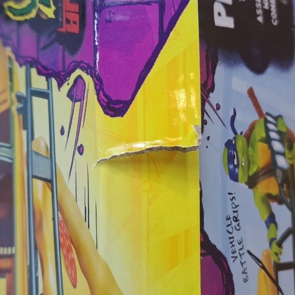 Teenage Mutant Ninja Turtles Mutant Mayem Pizzafire Van Empty Box - Picture 9 of 9